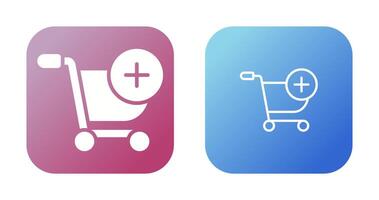 Shoping Cart Add Vector Icon