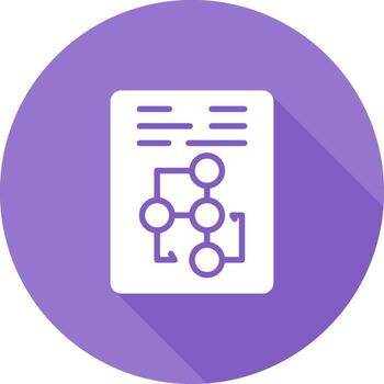 Document Workflow Vector Icon