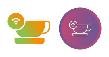 Smart Coffee Mug Vector Icon