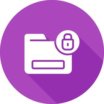 documento cifrado vector icono