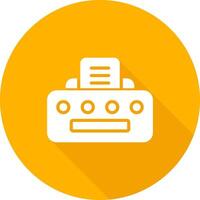 Document Printing Vector Icon