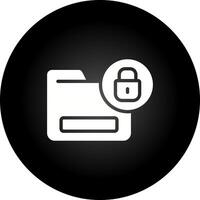 icono de vector de seguridad de documento