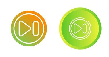 Next Track Button Vector Icon