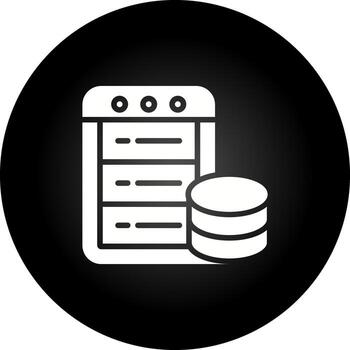 icono de vector de base de datos