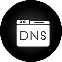 dominio dns administración vector icono