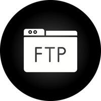 icono de vector ftp