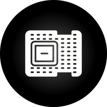 icono de vector de procesador