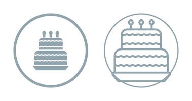 Birthday cake Vector Icon