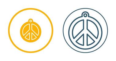 paz símbolo vector icono