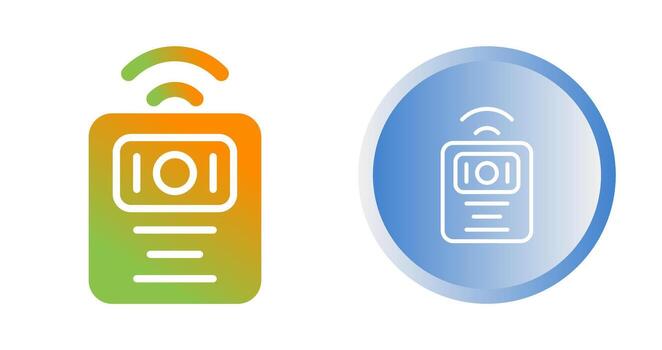 inalámbrico intercomunicador vector icono