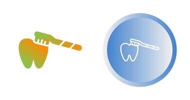 Brushing Teeth Vector Icon