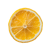 AI generated Slice lemon Isolated on transparent background png