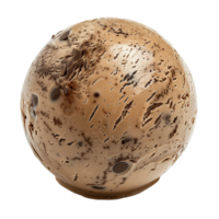 ai generado café hielo crema pelota aislado en transparente antecedentes png