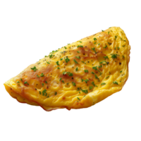 AI generated Omelet Isolated on transparent background png