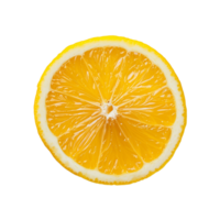 AI generated Slice lemon Isolated on transparent background png