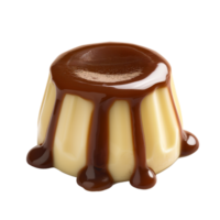 AI generated Pudding Isolated on transparent background png