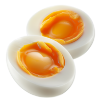 ai gegenereerd gekookt eieren geïsoleerd Aan transparant achtergrond png
