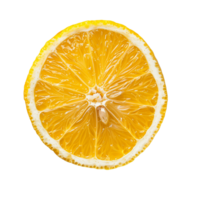 AI generated Slice lemon Isolated on transparent background png