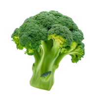 ai generato broccoli isolato su trasparente sfondo png