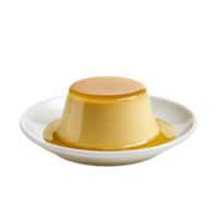 ai generiert Pudding isoliert auf transparent Hintergrund png