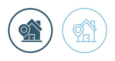 Home Location Vector Icon