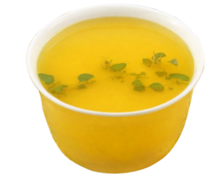 AI generated Egyptian fenugreek yellow tea drink on transparent background png