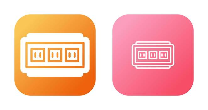 icono de vector de enchufe