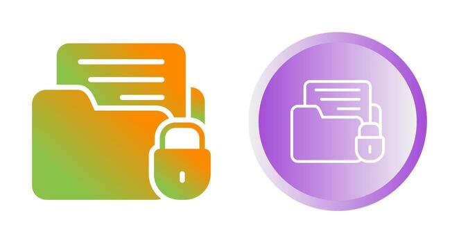 icono de vector de cifrado de datos