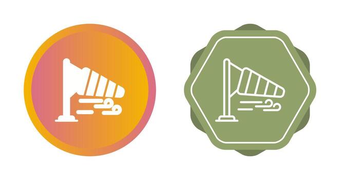 icono de vector de viento