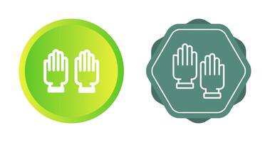 Rubber Gloves Vector Icon