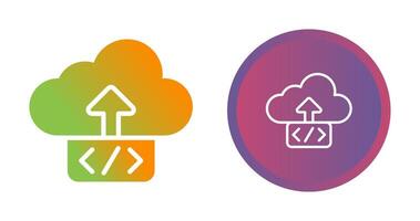Cloud Deployment Vector Icon
