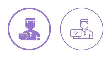 Working Man Vector Icon