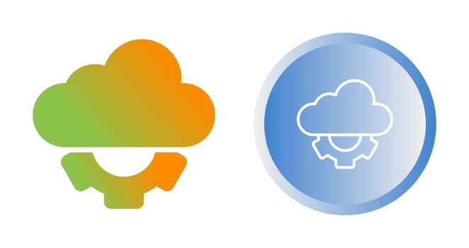 Cloud API Vector Icon