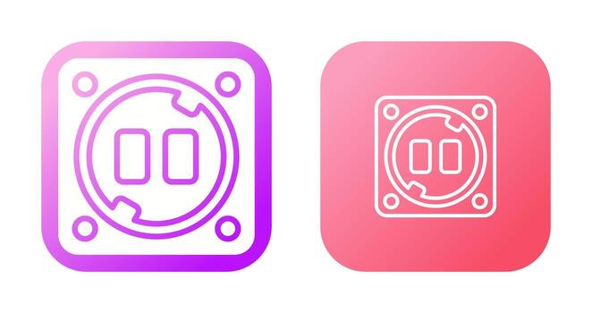 icono de vector de enchufe