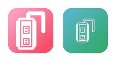 icono de vector de enchufe