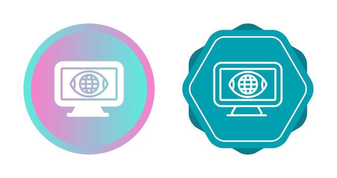 Computer Vector Icon