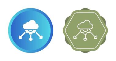 Network Load Balancing Vector Icon