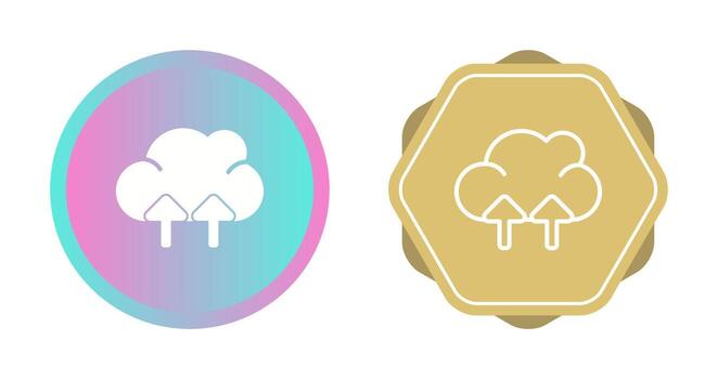 icono de vector de nube