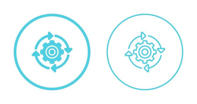 continuo integración vector icono