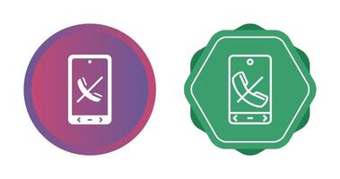 Call End Vector Icon