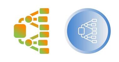 Network Diagram Vector Icon
