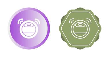 Robot Vacuum Cleaner Vector Icon