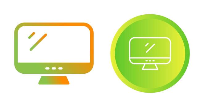 Monitor Vector Icon