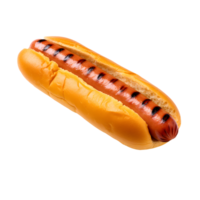 AI generated Photo of fresh and tasty french hot dog without background png