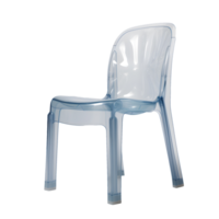 ai generiert Seite Aussicht Foto von Plastik Stuhl ohne Hintergrund png