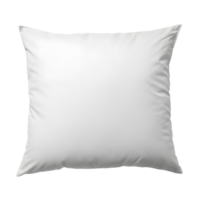 AI generated Top view photo of clean white pillow without background. Template for mockup png