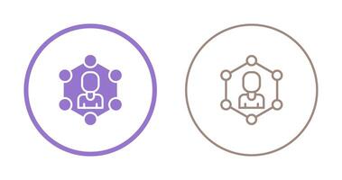 Network Segmentation Vector Icon