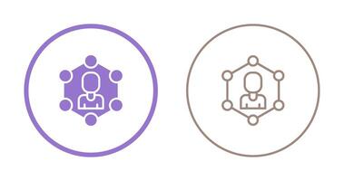 Network Segmentation Vector Icon