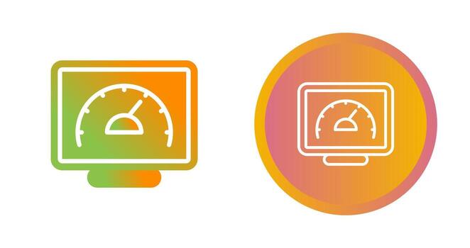 Desktop Computer Vector Icon