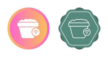 Smart Plant Pot Vector Icon